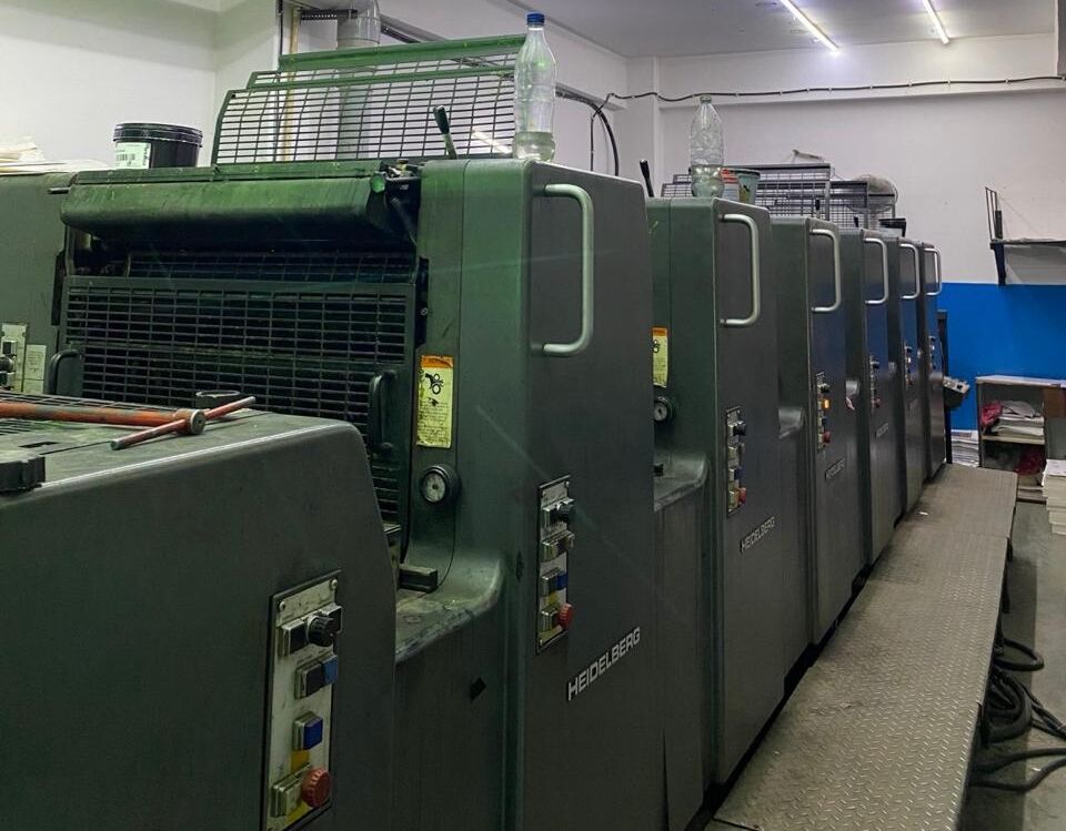 Heidelberg CP Tronic offset press at RJ Print Pack, Faridabad
